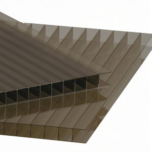 Poliwęglan коморowy dymiony brąz 4mm